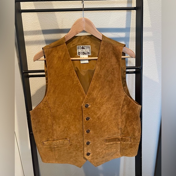 Suede Leather Vest - Picture 1 of 4